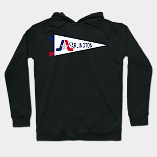 Arlington Flag Pennant Hoodie